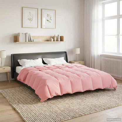 Piumone Completo Annuale Rosa 200 x 200 cm Microfibra