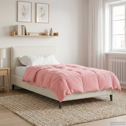 Piumone Completo Annuale Rosa 135 x 220 cm Microfibra | homemem39