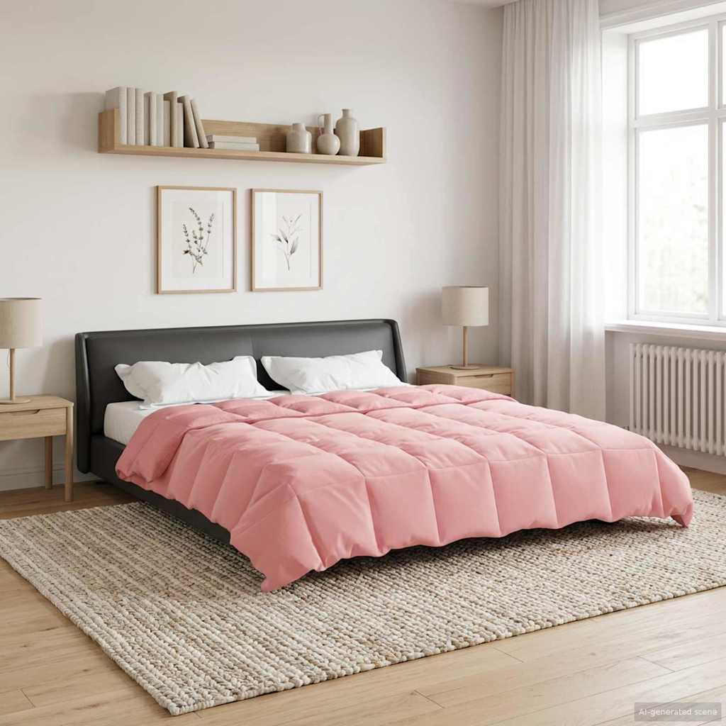 Piumone Completo Annuale Rosa 200 x 220 cm Microfibra | homemem39