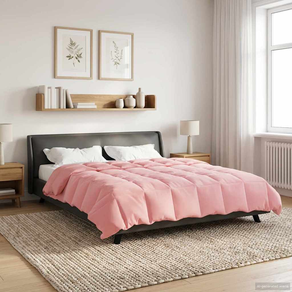 Piumone Completo Annuale Rosa 220 x 260 cm Microfibra | homemem39