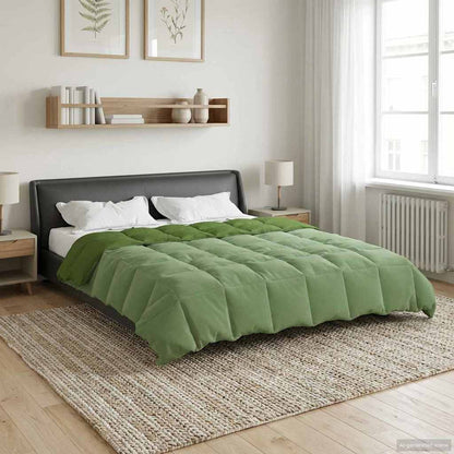 Piumone Completo Annuale Verde 200 x 200 cm Microfibra | homemem39