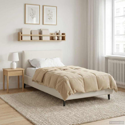 Piumone Completo Annuale Crema 135 x 200 cm Microfibra | homemem39