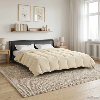 Piumone Completo Annuale Crema 200 x 240 cm Microfibra | homemem39