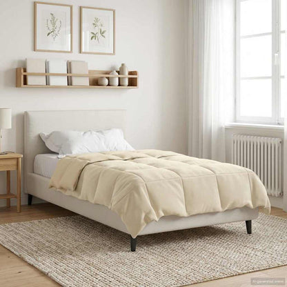 Piumone Completo Annuale Crema 135 x 220 cm Microfibra | homemem39