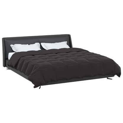 Duvet Invernale Trapuntato Antracite 240 x 260 cm Microfibra | homemem39