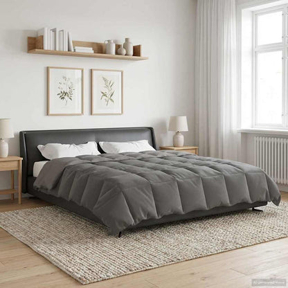 Duvet Invernale Grigio chiaro 200 x 240 cm Microfibra | homemem39