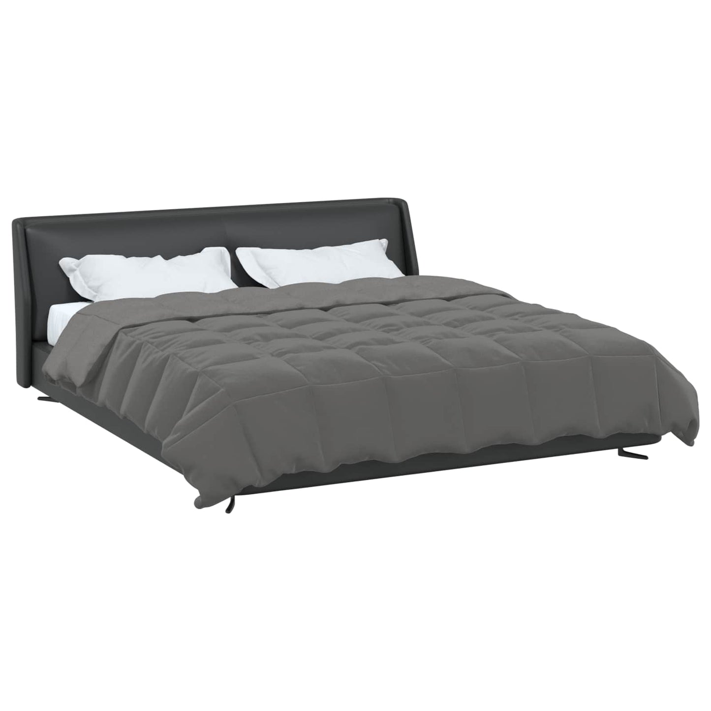 Duvet Invernale Grigio chiaro 200 x 220 cm Microfibra | homemem39