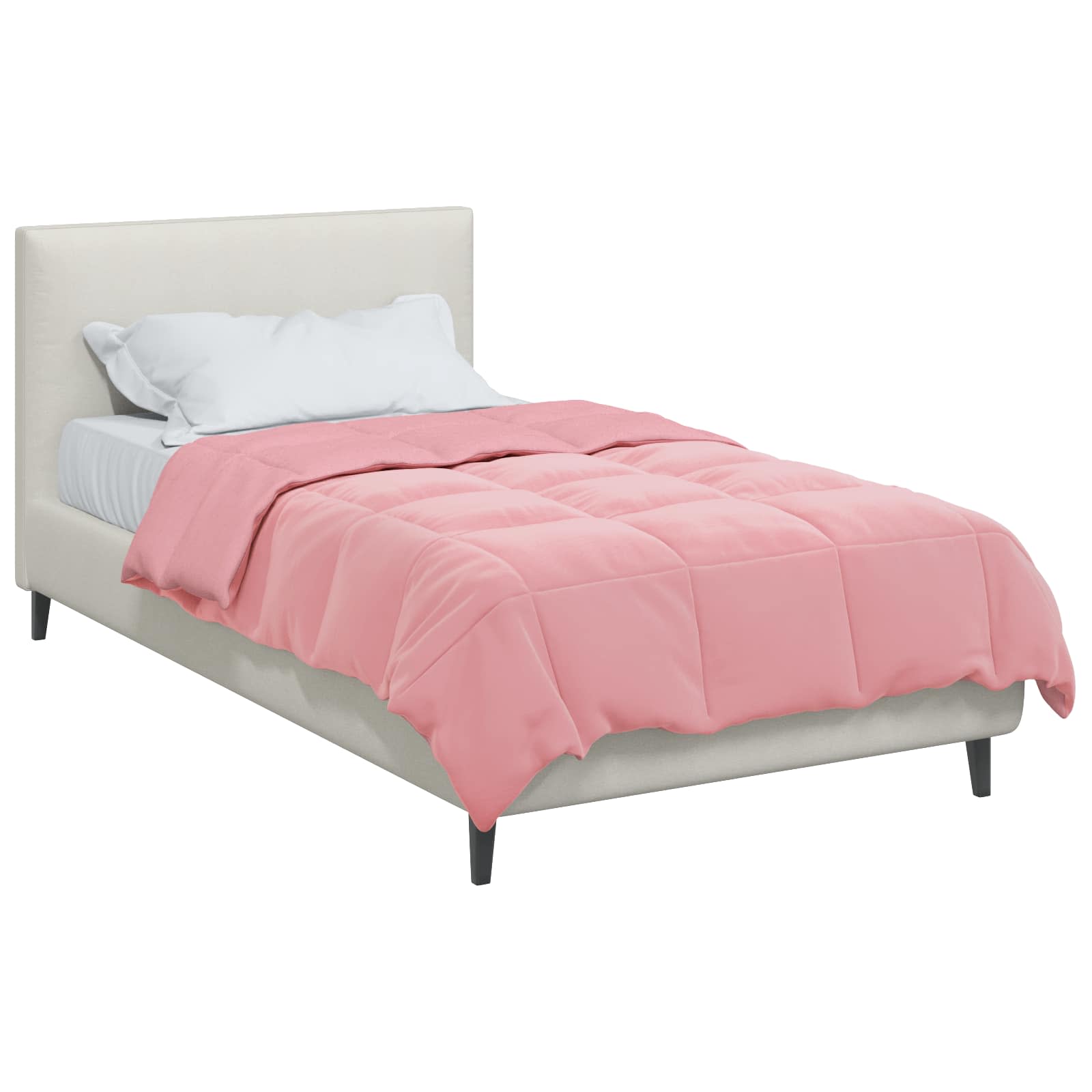 Duvet Invernale Trapuntato Rosa 140 x 200 cm Microfibra | homemem39