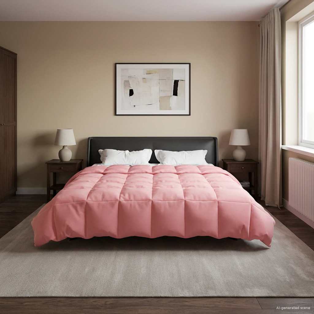 Duvet Invernale Trapuntato Rosa 200 x 240 cm Microfibra | homemem39