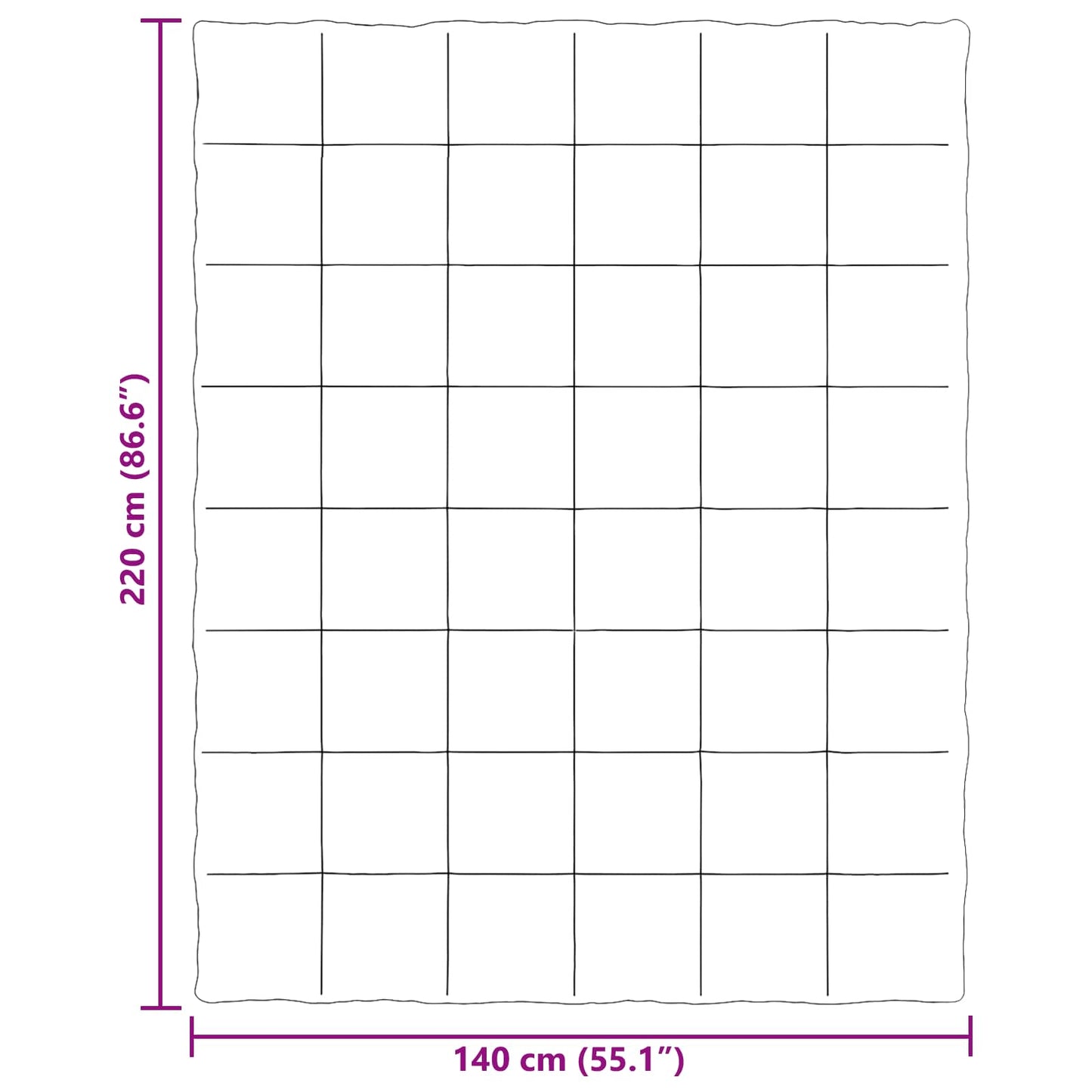 Duvet Invernale Trapuntato Rosa 140 x 220 cm Microfibra | homemem39
