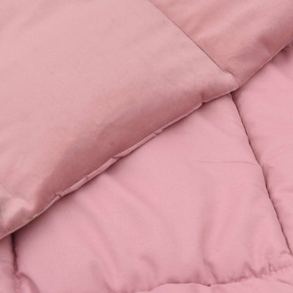 Duvet Invernale Trapuntato Rosa 155 x 220 cm Microfibra | homemem39