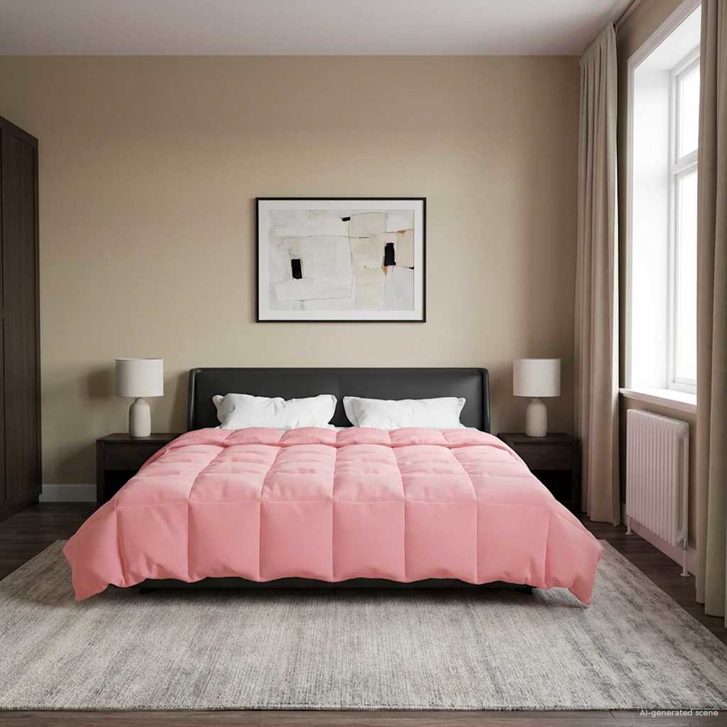Duvet Invernale Trapuntato Rosa 200 x 220 cm Microfibra | homemem39