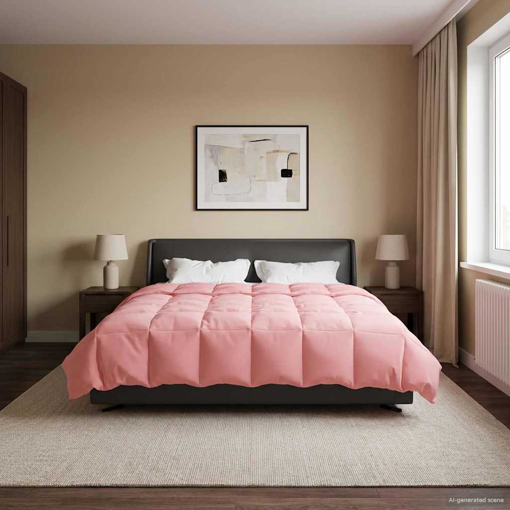 Duvet Invernale Trapuntato Rosa 220 x 260 cm Microfibra | homemem39