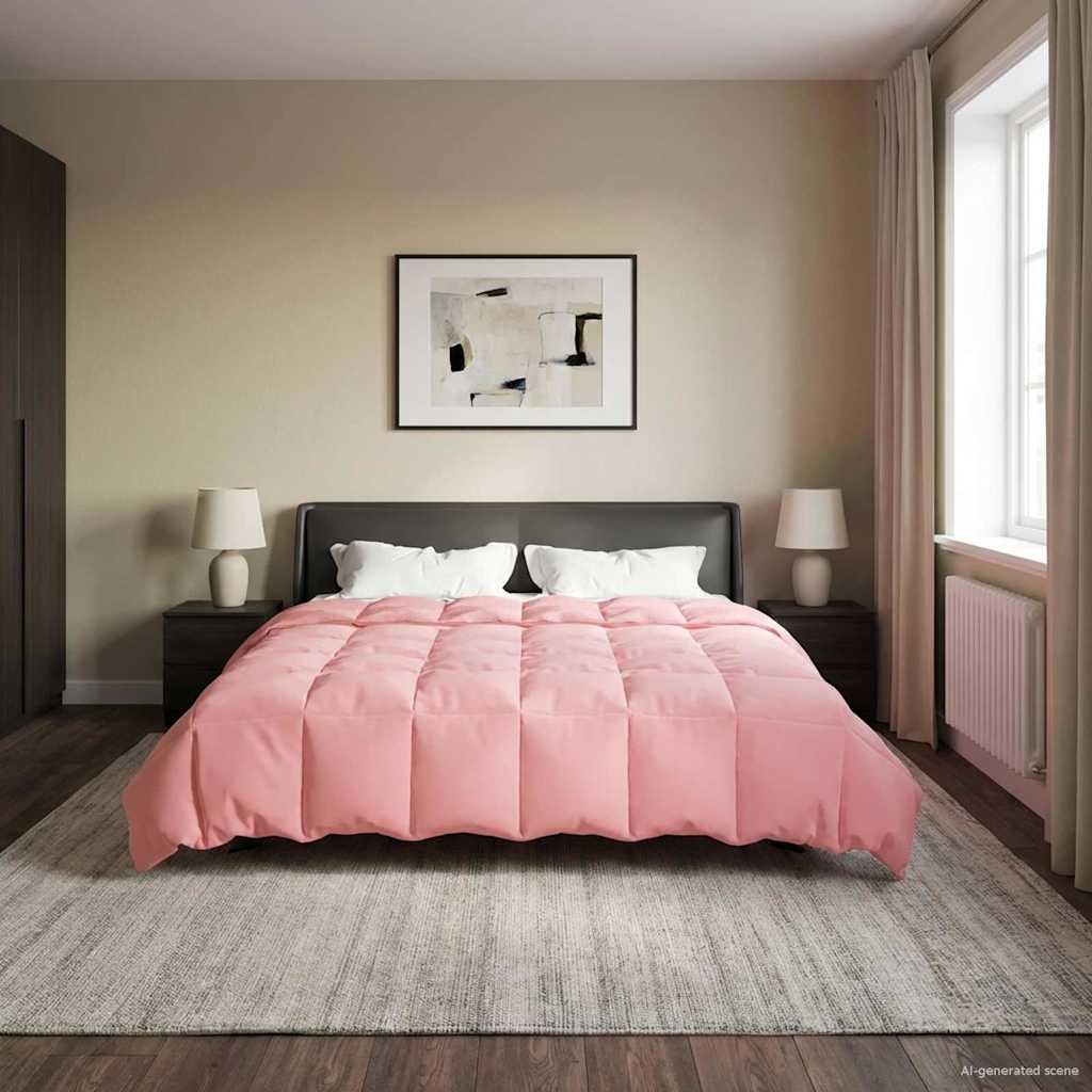 Duvet Invernale Trapuntato Rosa 240 x 260 cm Microfibra | homemem39