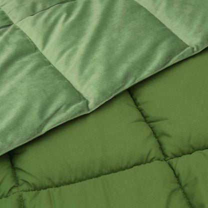 Duvet Invernale Trapuntato Verde 155 x 200 cm Microfibra | homemem39