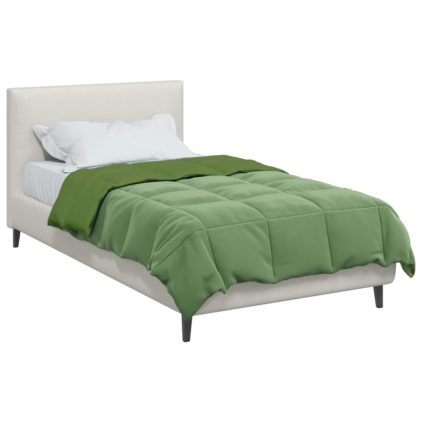 Duvet Invernale Trapuntato Verde 155 x 220 cm Microfibra | homemem39