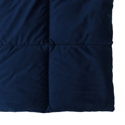 Duvet Invernale Trapuntato Blu Scuro 200 x 200 cm Microfibra | homemem39