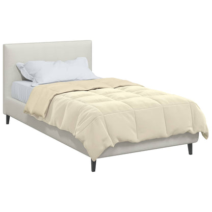 Duvet Invernale Trapuntato Crema 135 x 220 cm Microfibra | homemem39