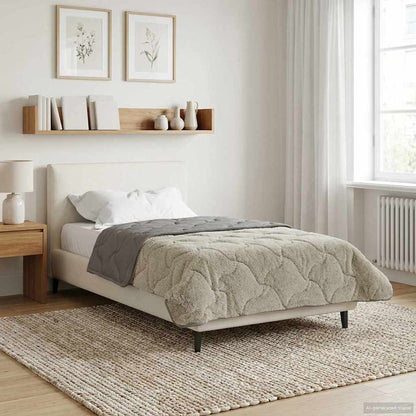 Duvet Estivo Trapuntato Grigio chiaro 135 x 200 cm