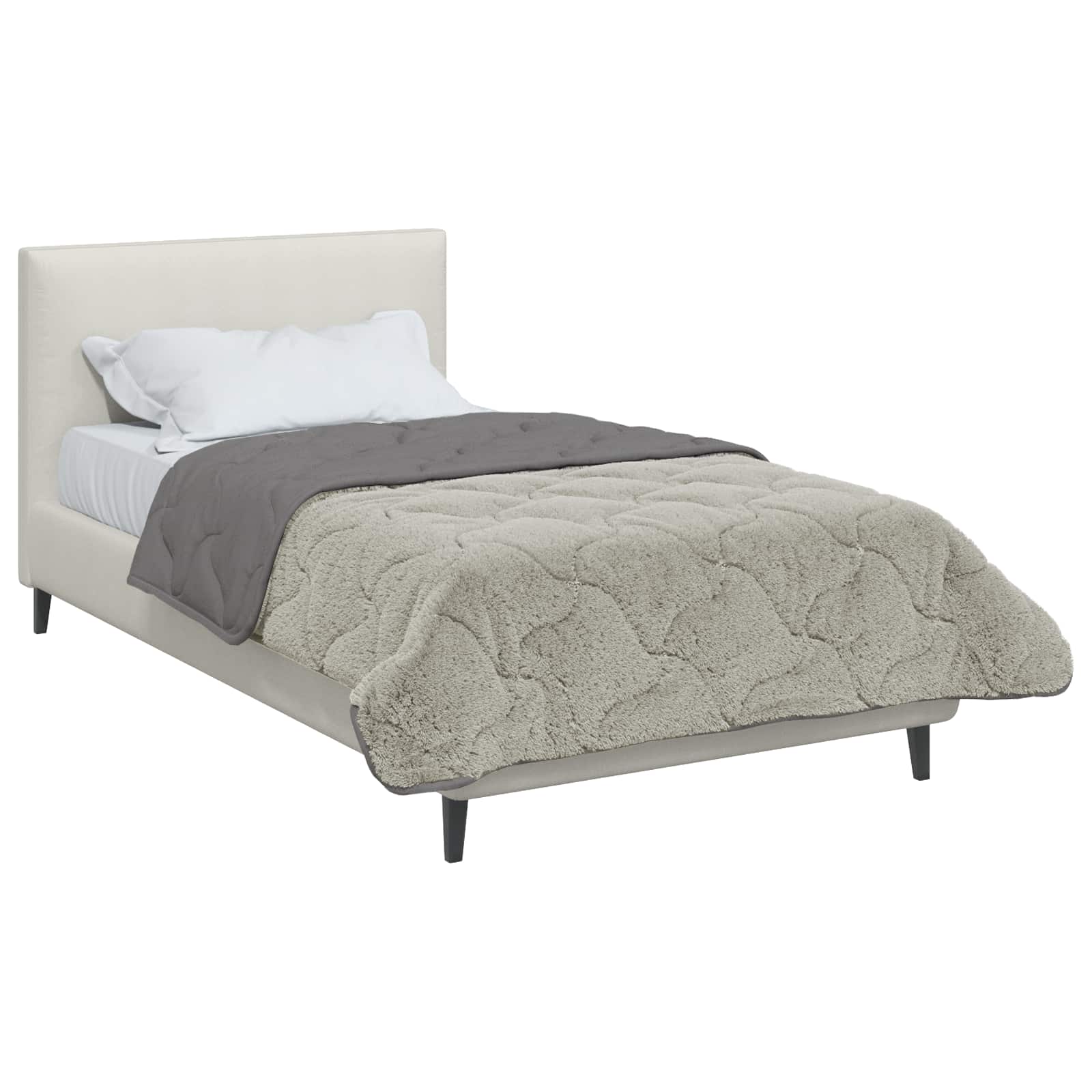 Duvet Estivo Trapuntato Grigio chiaro 135 x 200 cm | homemem39