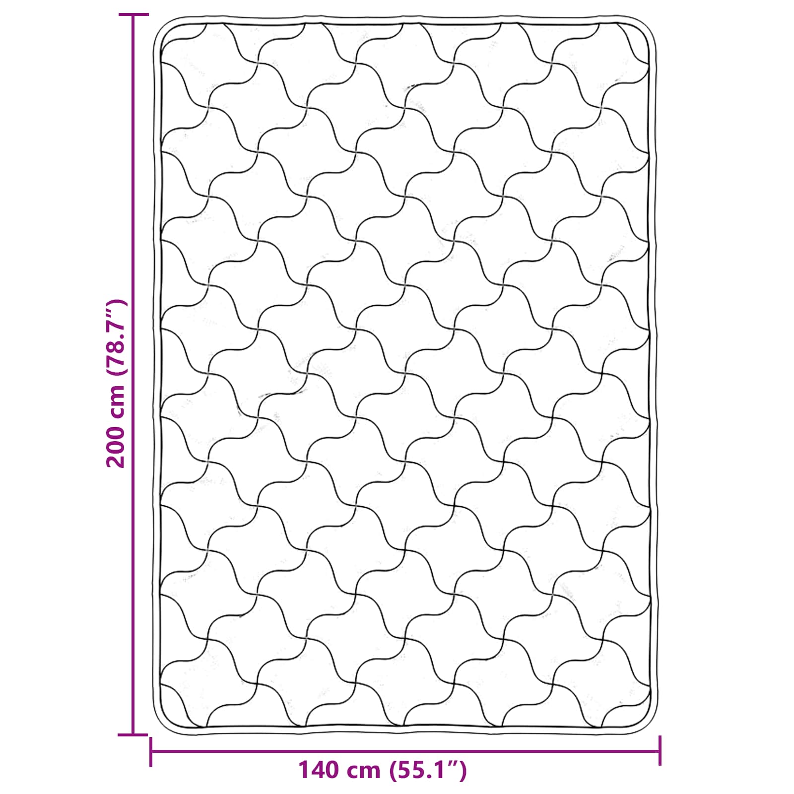 Duvet Estivo Trapuntato Grigio chiaro 140 x 220 cm | homemem39