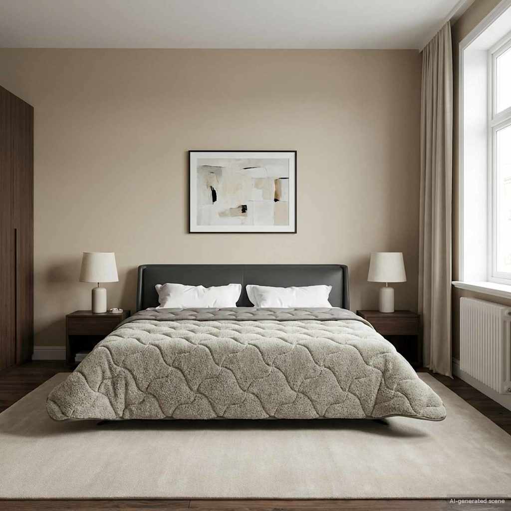 Duvet Estivo Trapuntato Grigio chiaro 200 x 240 cm | homemem39