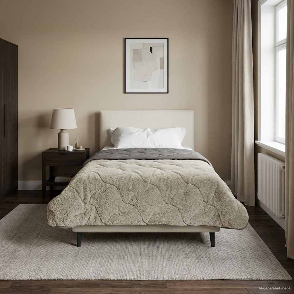 Duvet Estivo Trapuntato Grigio chiaro 135 x 200 cm | homemem39