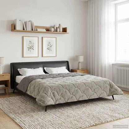 Duvet Estivo Trapuntato Grigio chiaro 220 x 240 cm