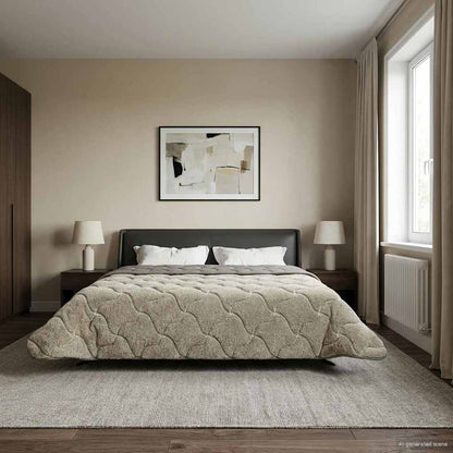 Duvet Estivo Trapuntato Grigio chiaro 220 x 240 cm | homemem39