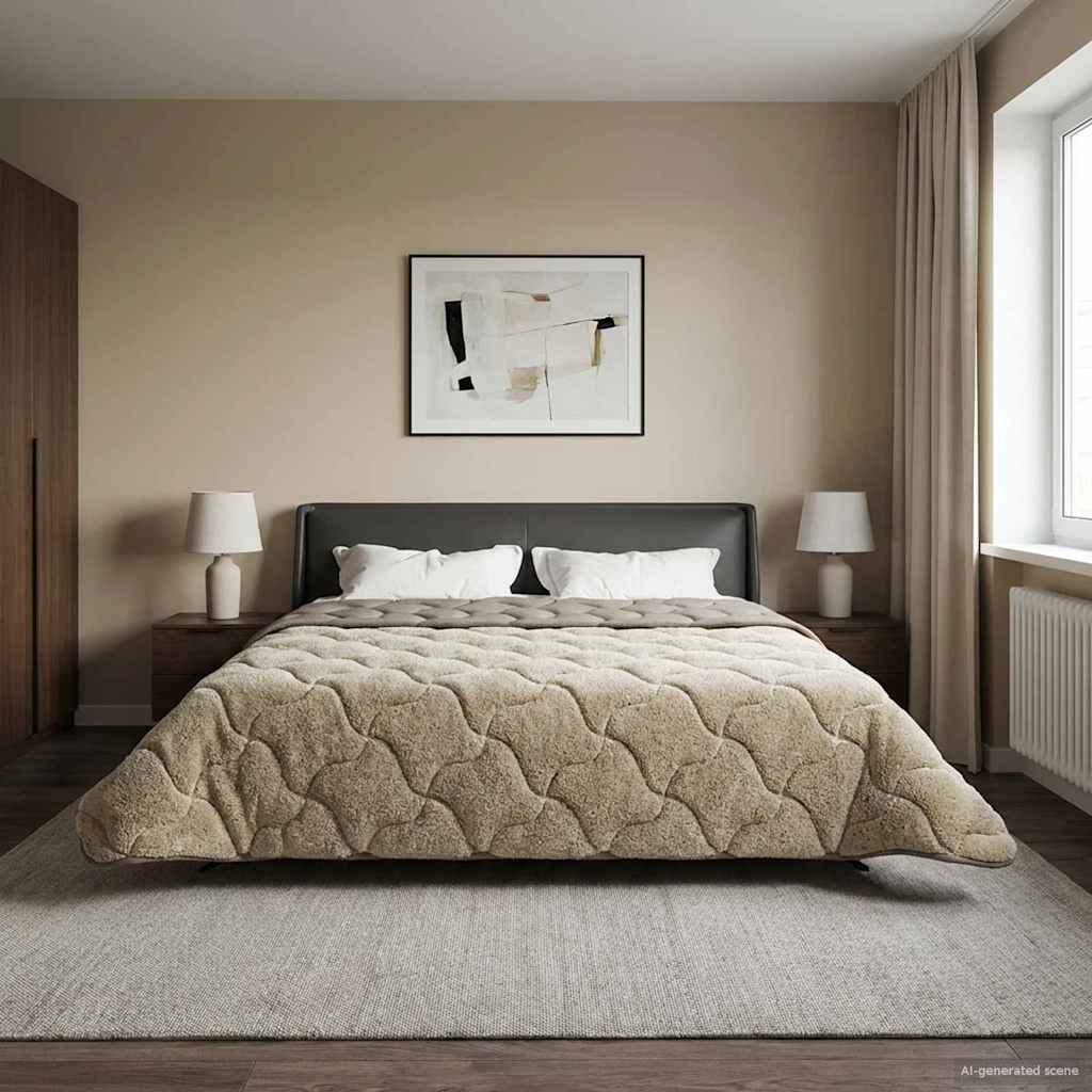 Duvet Estivo Trapuntato Grigio chiaro 220 x 260 cm | homemem39