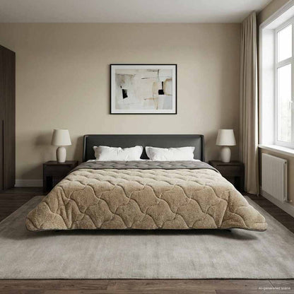 Duvet Estivo Trapuntato Grigio chiaro 240 x 260 cm | homemem39