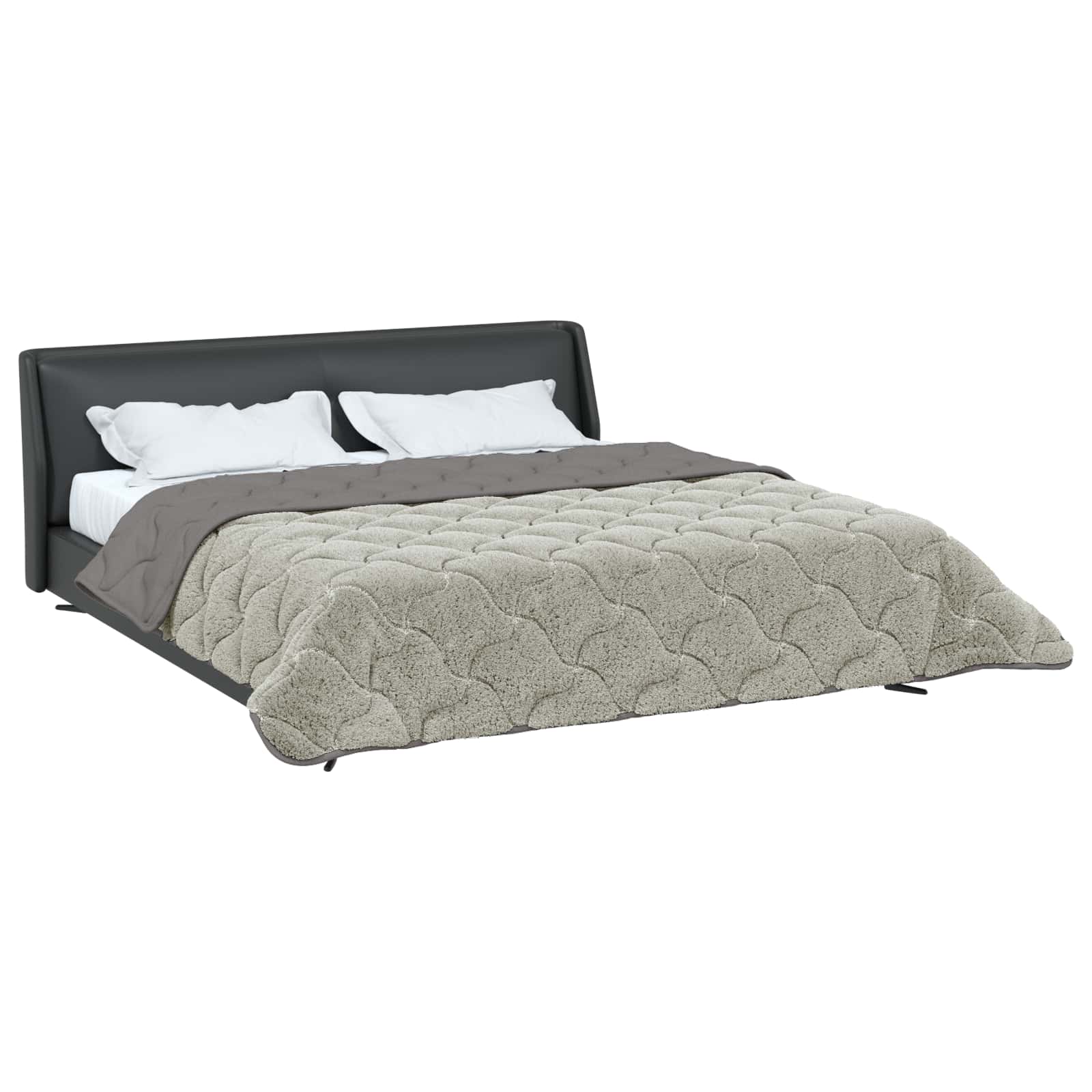 Duvet Estivo Trapuntato Grigio chiaro 240 x 260 cm | homemem39