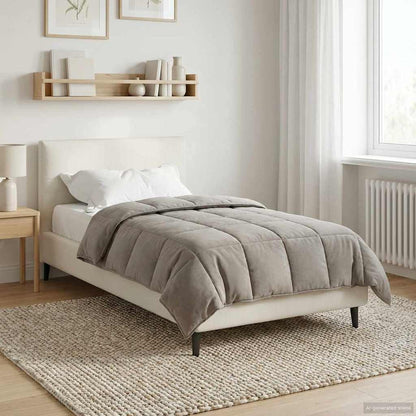 Duvet Estivo Rosa 135 x 200 cm Microfibra e Fleece Teddy | homemem39