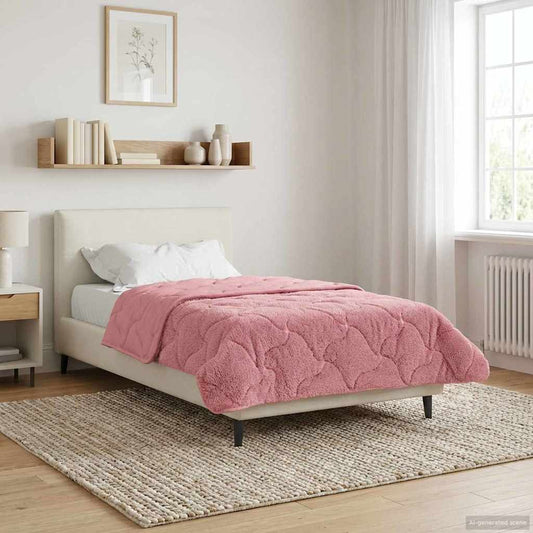Piumino Letto Estivo 140 x 220 cm Estate Rosa Traspirante - homemem39