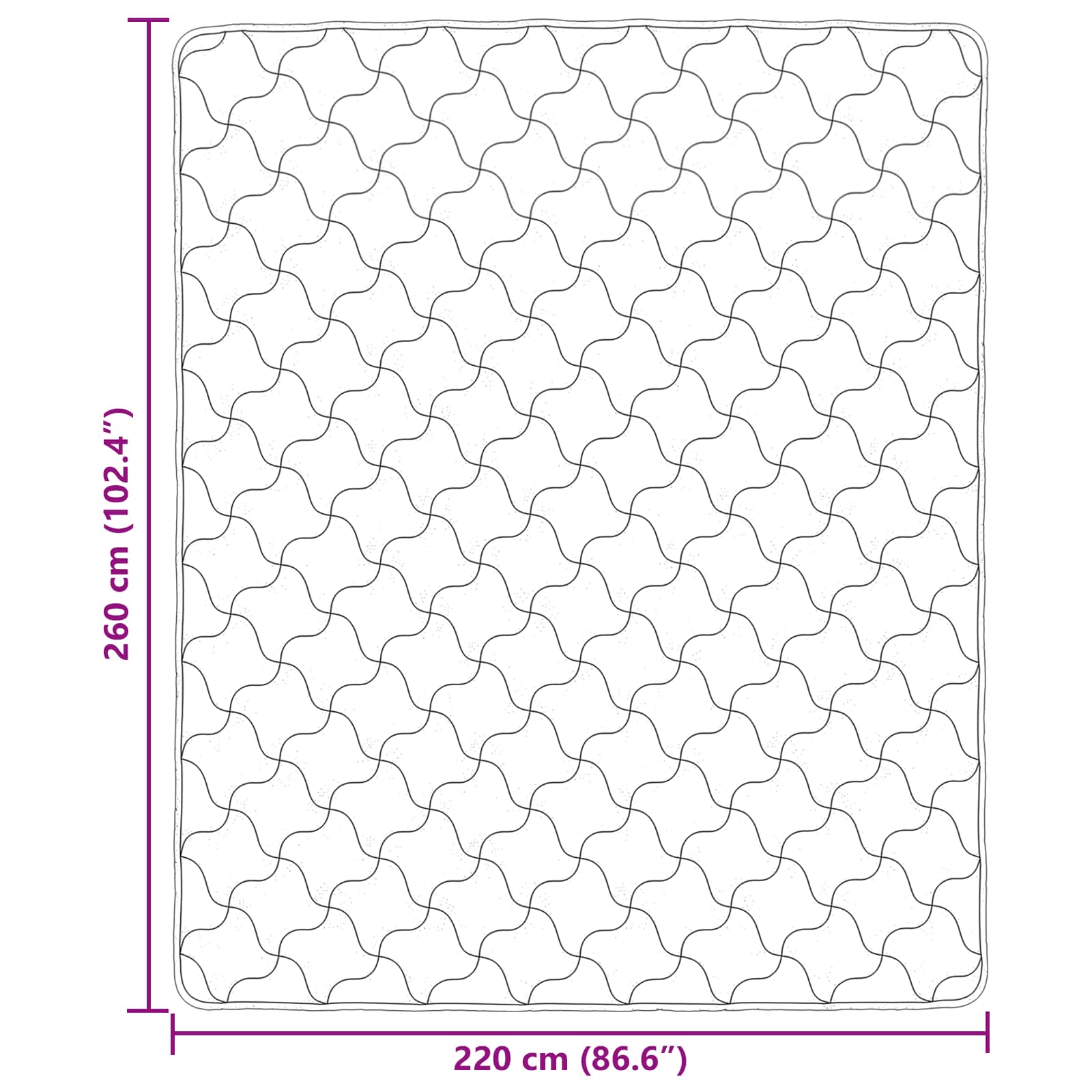 Duvet Estivo Rosa 220 x 260 cm Microfibra e Fleece Teddy | homemem39