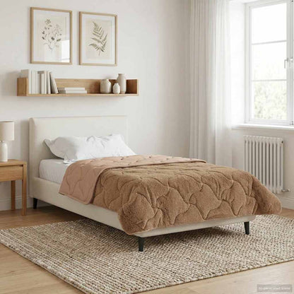 Duvet Estivo Talpa 135 x 200 cm Microfibra e Fleece Teddy | homemem39