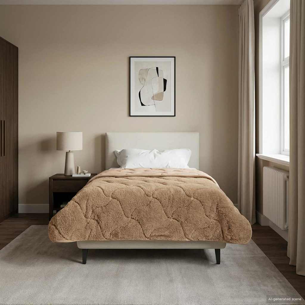 Duvet Estivo Talpa 140 x 220 cm Microfibra e Fleece Teddy | homemem39