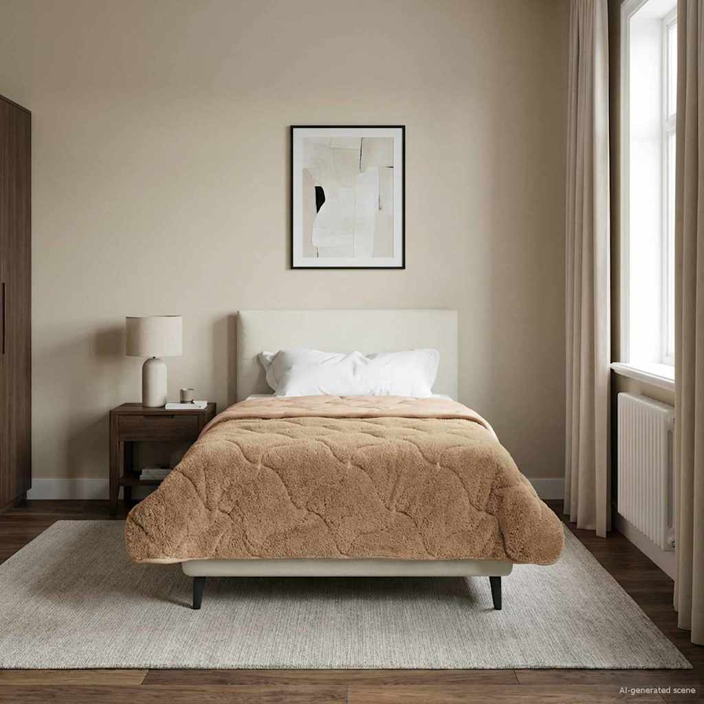 Duvet Estivo Talpa 135 x 220 cm Microfibra e Fleece Teddy | homemem39