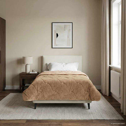 Duvet Estivo Talpa 135 x 220 cm Microfibra e Fleece Teddy | homemem39
