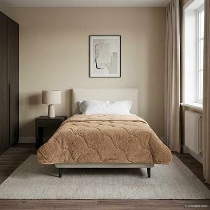 Duvet Estivo Talpa 140 x 220 cm Microfibra e Fleece Teddy | homemem39