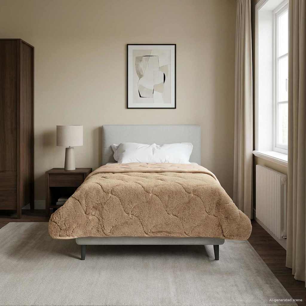 Duvet Estivo Talpa 155 x 220 cm Microfibra e Fleece Teddy | homemem39