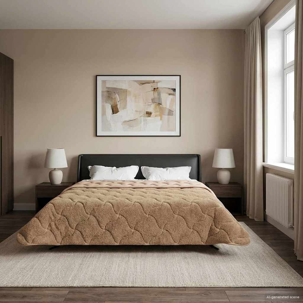 Duvet Estivo Talpa 220 x 240 cm Microfibra e Fleece Teddy | homemem39