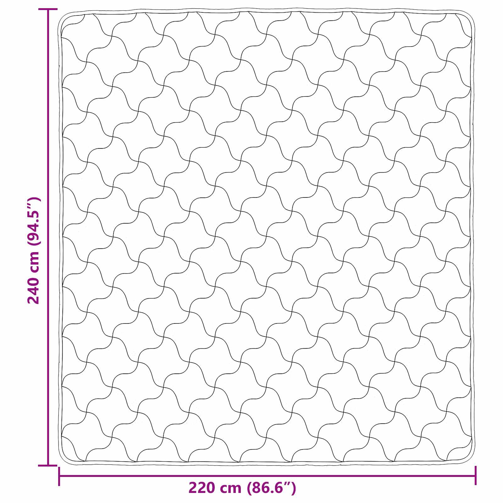 Duvet Estivo Talpa 220 x 240 cm Microfibra e Fleece Teddy | homemem39