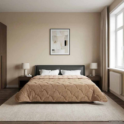 Duvet Estivo Talpa 220 x 260 cm Microfibra e Fleece Teddy | homemem39