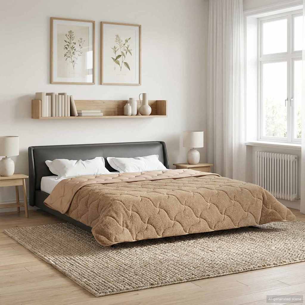 Duvet Estivo Talpa 240 x 260 cm Microfibra e Fleece Teddy | homemem39