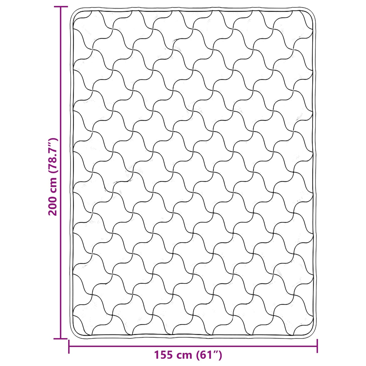 Duvet Estivo Crema 155 x 200 cm Microfibra e Fleece Teddy | homemem39