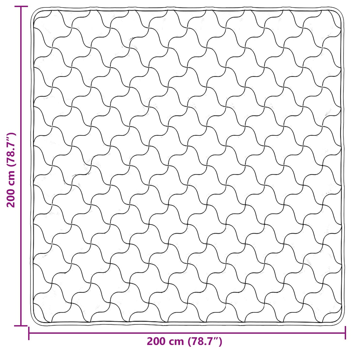 Piumone Completo Annuale Trapuntato Antracite 200 x 200 cm | homemem39
