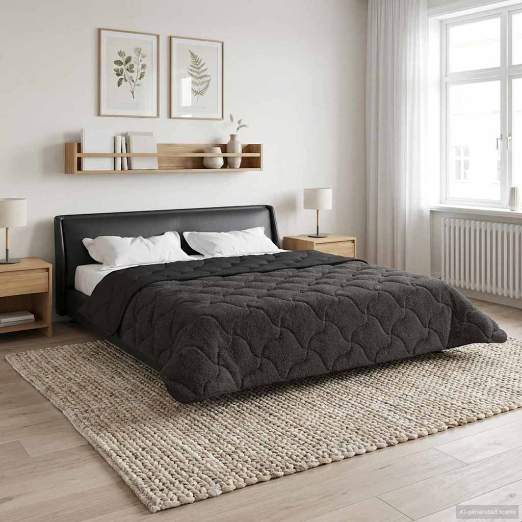 Piumone Completo Annuale Trapuntato Antracite 240 x 260 cm | homemem39