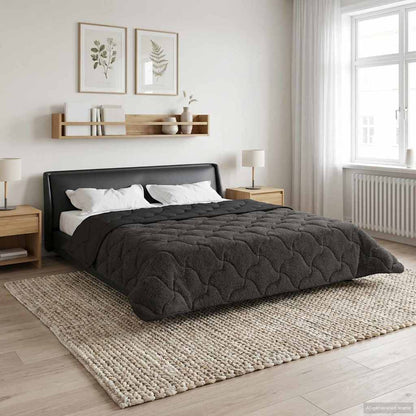 Piumone Completo Annuale Trapuntato Antracite 240 x 260 cm | homemem39