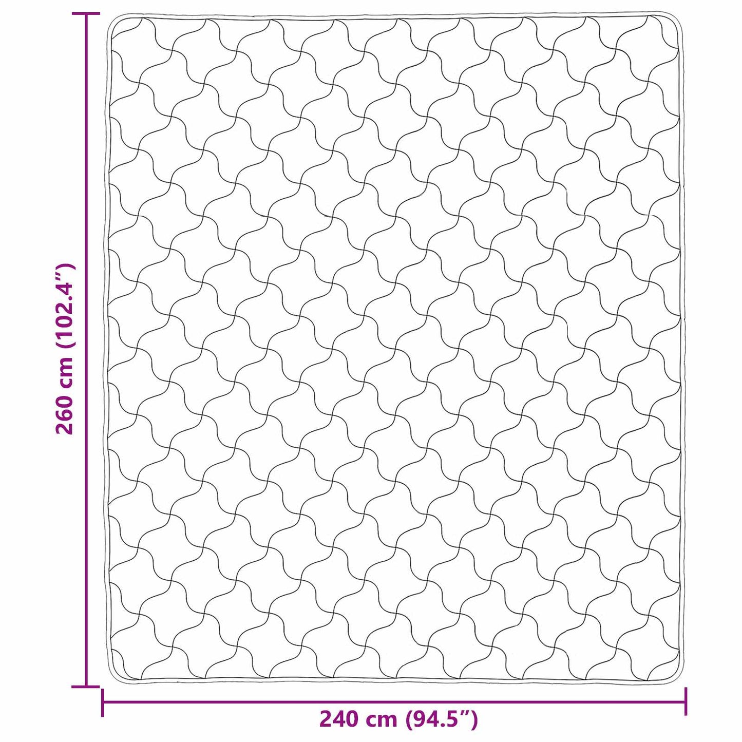 Piumone Completo Annuale Trapuntato Antracite 240 x 260 cm | homemem39